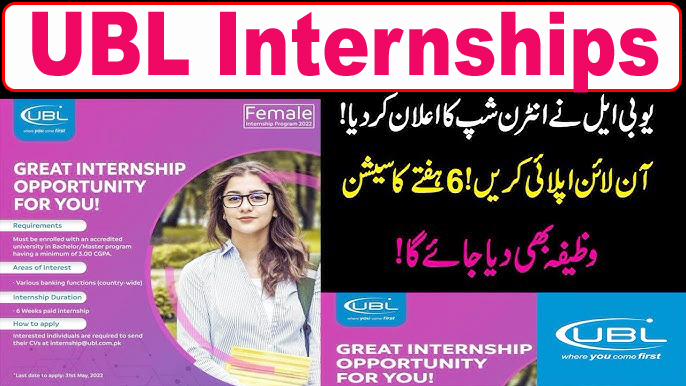 UBL Bank Internships 2024|Apply Your Banking Career Today