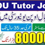 AIOU Tutor Jobs 2024 - Online Registration